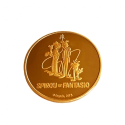 Medalla de colección Spirou y Fantasio con Spip y el Marsupilami (2019)