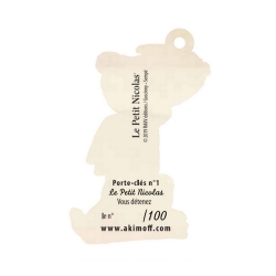 Porte-clés figurine de collection en bois Akimoff Le Petit Nicolas LPN019 (2019)