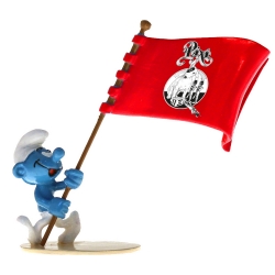 Figurine Pixi Les Schtroumpfs, le Schtroumpf porte-drapeau Pixi 6472 (2020)
