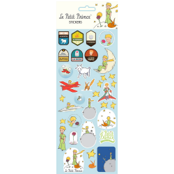 Planche de stickers autocollants Le Petit Prince V2 (31x11cm)