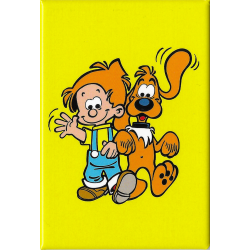 Decorative magnet Billy and Buddy, Hello friends (55x79mm)