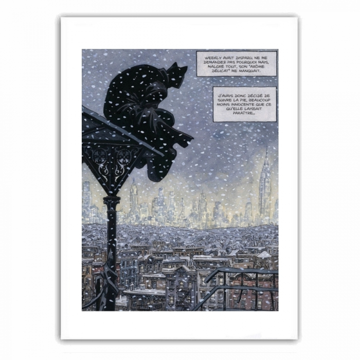 Poster affiche offset Blacksad, Nightwatch (28x35,5cm)