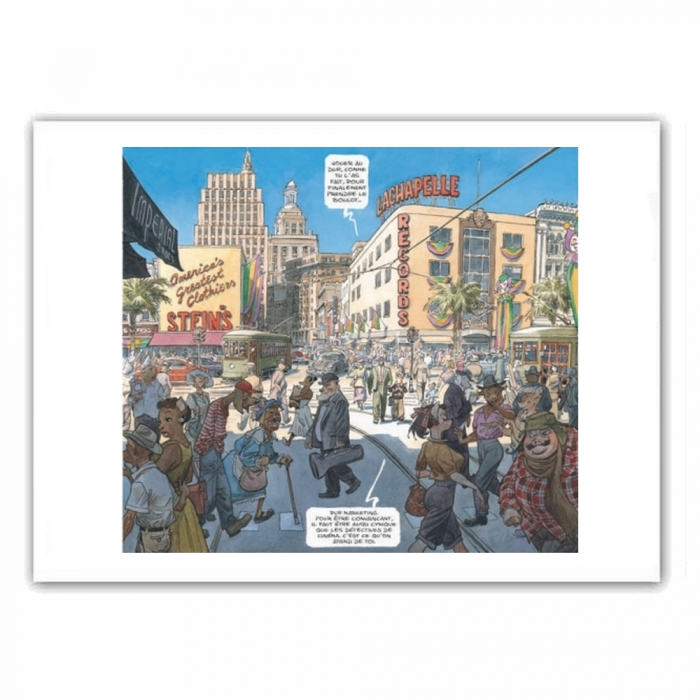 Poster affiche offset Blacksad, City Talk (35,5x28cm)