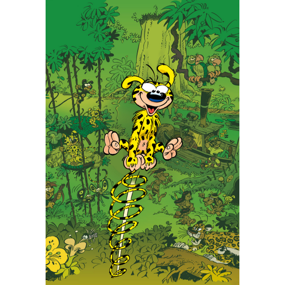 Postcard Marsupilami Jump For Joy 10x15cm Addik