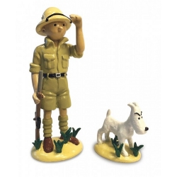 Collectible figurine Tintin and Milou in the Congo 46523 (2019)