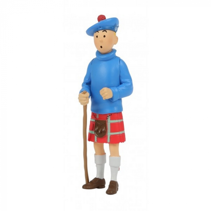 Collectible figurine Tintin in a kilt 8cm Moulinsart 42509 (2020)