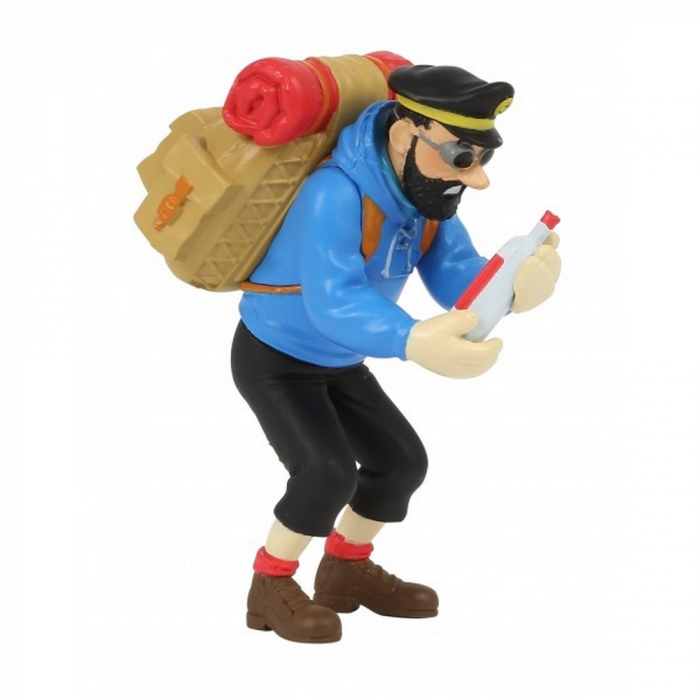 Collectible figurine Tintin Haddock and empty bottle 8cm Moulinsart 42515 (2020)