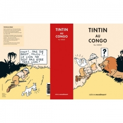 Coffret Lithographies Moulinsart Tintin au Congo colorisé 23548 (2019)