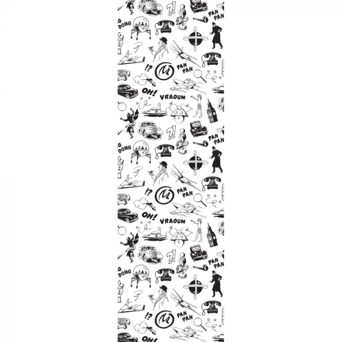 Paper Bookmark Blake and Mortimer, Black and white drawings (25x80mm)