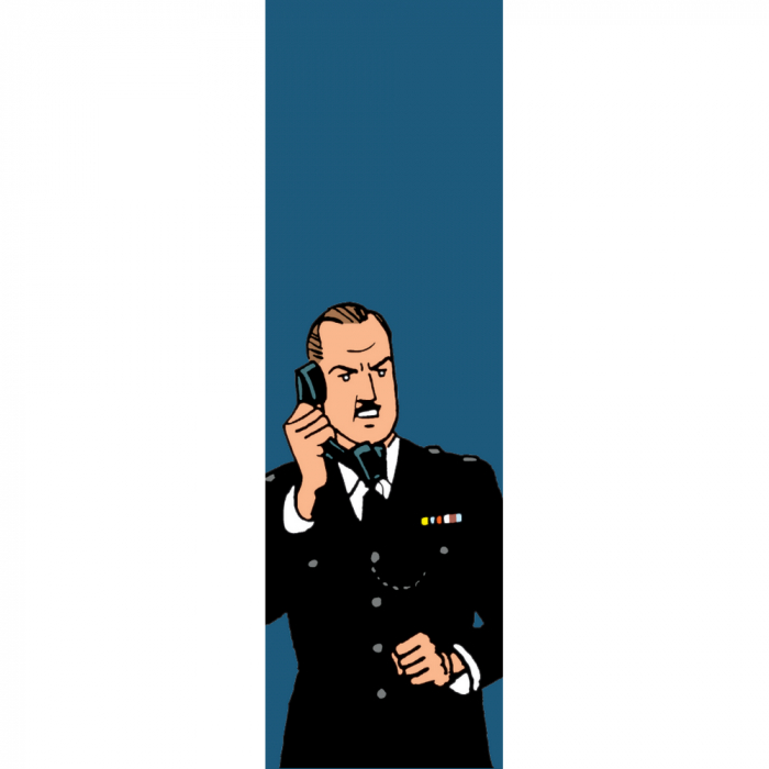 Marque-page en papier Blake et Mortimer, So British (25x80mm)