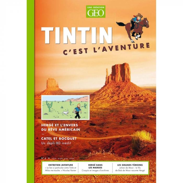 Revista GEO Edition: Tintín c'est l'aventure, l'envers du rêve américain (Nº4)