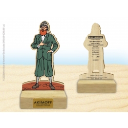 Collectible wood figurine Akimoff Blake and Mortimer, Grossgrabenstein (2020)