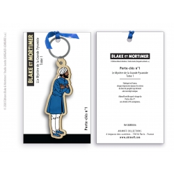 Porte-clés figurine en bois Akimoff Blake et Mortimer, Nasir (2020)