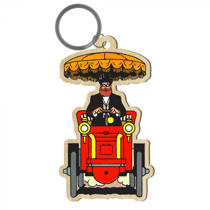 Wood keychain figurine Akimoff Blake and Mortimer, Grossgrabenstein (2020)