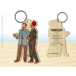 Porte-clés figurine en bois Akimoff Blake et Mortimer, Ahmed Rassim Bey (2020)