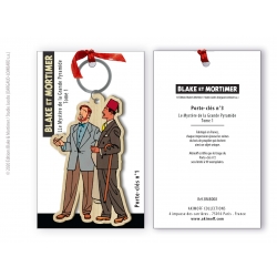 Wood keychain figurine Akimoff Blake and Mortimer, Ahmed Rassim Bey (2020)