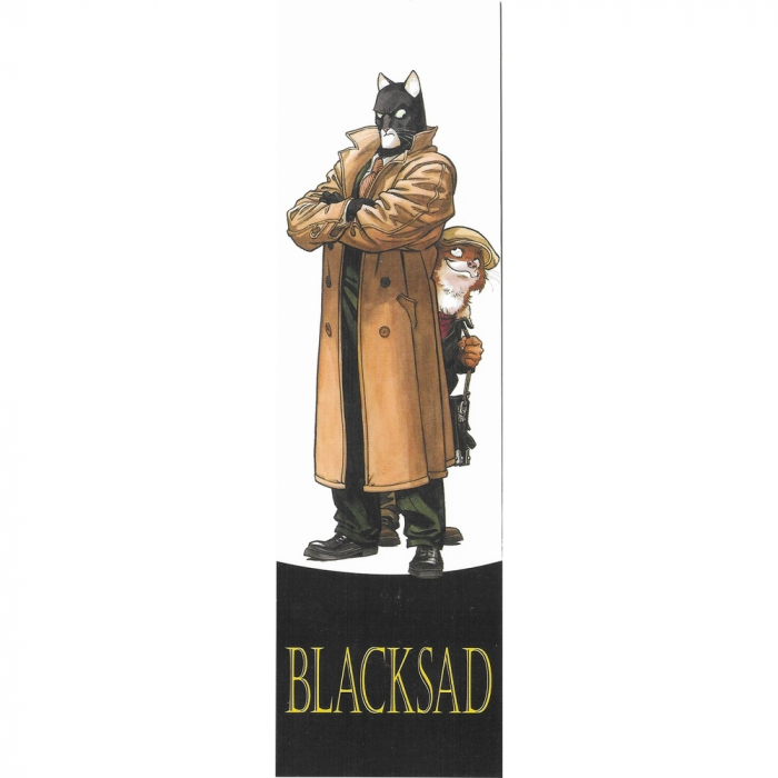 Paper Bookmark Blacksad, John and Weekly (50x170mm)