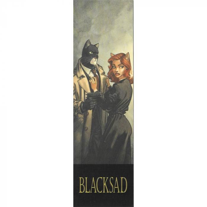 Marcapáginas de papel Blacksad, John y Donna la Gata (50x170mm)