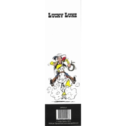Marque-page en papier Lucky Luke, Portraits de Jolly Jumper (50x170mm)
