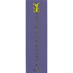 Marcapáginas de papel Marsupilami, cabeza al revés (50x170mm)