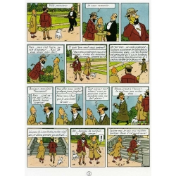 Tintin album: Les 7 boules de cristal Edition fac-similé colours 1948