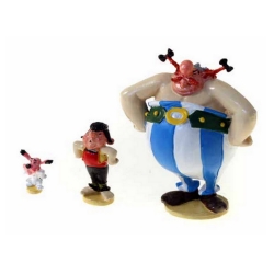 Collectible figurine Pixi Asterix: Obelix, Dogmatix and Pépé pressing 2355 (2020