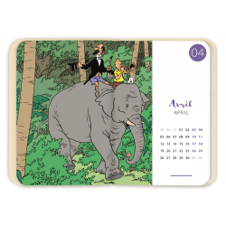 2021 Pocket diary agenda Tintin Save the Planet 10x16cm (24446)