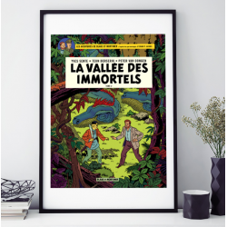 Poster affiche offset Blake et Mortimer, La vallée des immortels T2 (40x60cm)