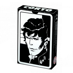 52 Traditional playing cards Corto Maltese (Black)
