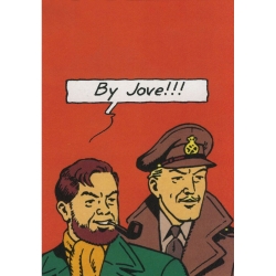 Postcard Le Soir Blake and Mortimer: By Jove !!! (10x15cm)
