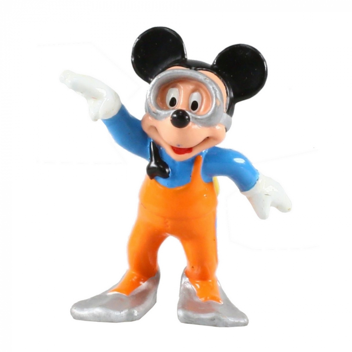 Disney Bully Figurine plastique Mickey Mouse Picsou en costume bleu 