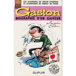 Gaston, Biographie d'un gaffeur by Franquin and Jidéhem HS 1965 (Gag de poche)