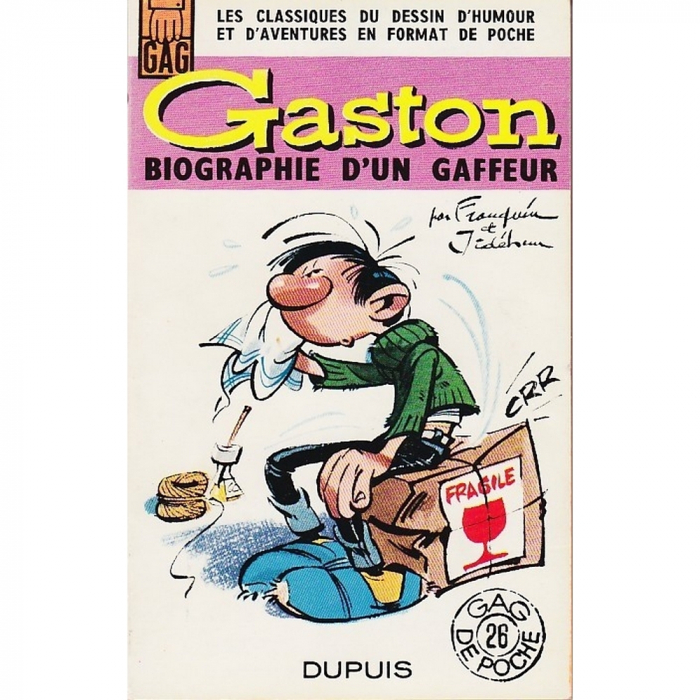 Gaston, Biographie d'un gaffeur by Franquin and Jidéhem HS 1965