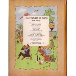 Album de Tintin: Tintin au pays de l'or noir Edition fac-similé couleurs 1950