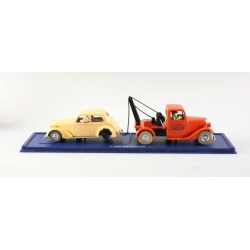 Voiture collection Tintin: dépanneuse Luxor et voiture accidentée Nº23/24 (2003)