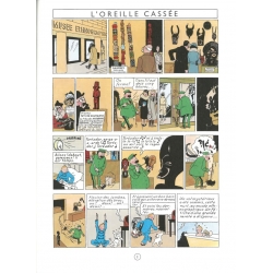Álbum de Tintín: L'oreille cassée Edición fac-similé colores 1943