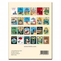 Set of 24 Postcards of The Adventures of Tintin Book Covers 31311 (10x15cm)