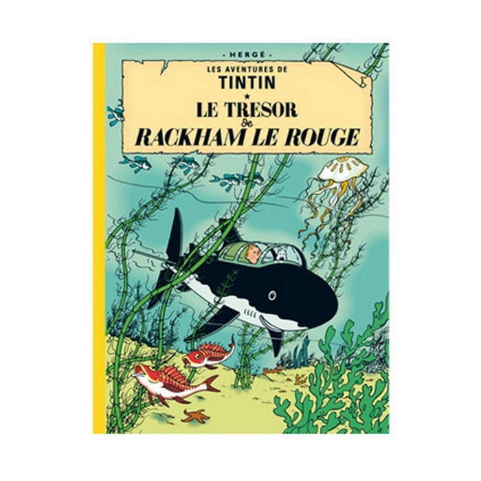 Álbum de Tintín: Le trésor de Rackham le Rouge Edición fac-similé colores 1944