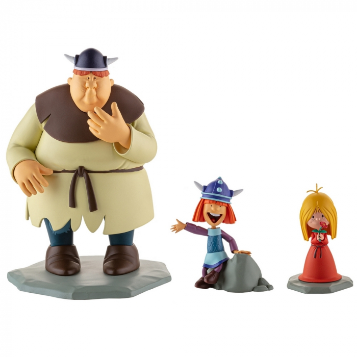Figuras de colección LMZ Vickie el vikingo: Vic, Ylvie y Faxe Nº1 (2020)