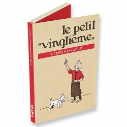 Set de 16 Cartes postales Tintin, Le Petit Vingtième (10x15cm)