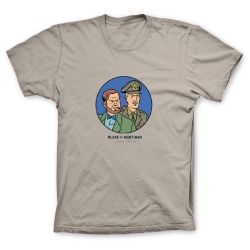 T-shirt 100% cotton Francis Percy Blake and Philip Mortimer Duo (Sand)