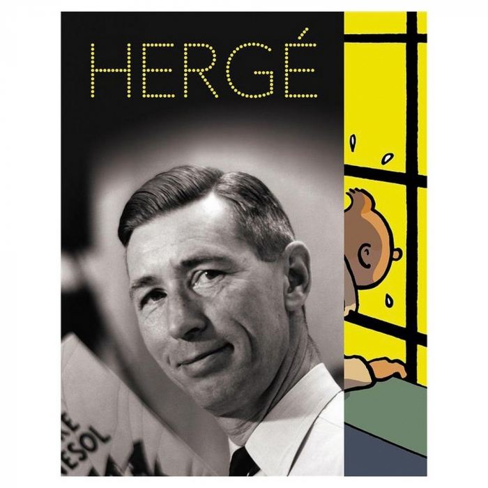 Postcard of the Hergé Exhibition at the Grand Palais Tintin 30085 (12,5x17,5cm)