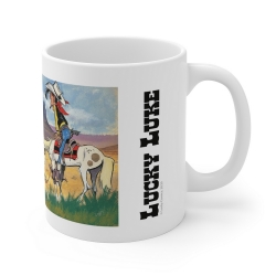 Ceramic mug Lucky Luke and Jolly Jumper (Dalton Brothers)