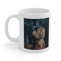 Tasse mug en céramique Blacksad (Portrait à la cigarette de John)