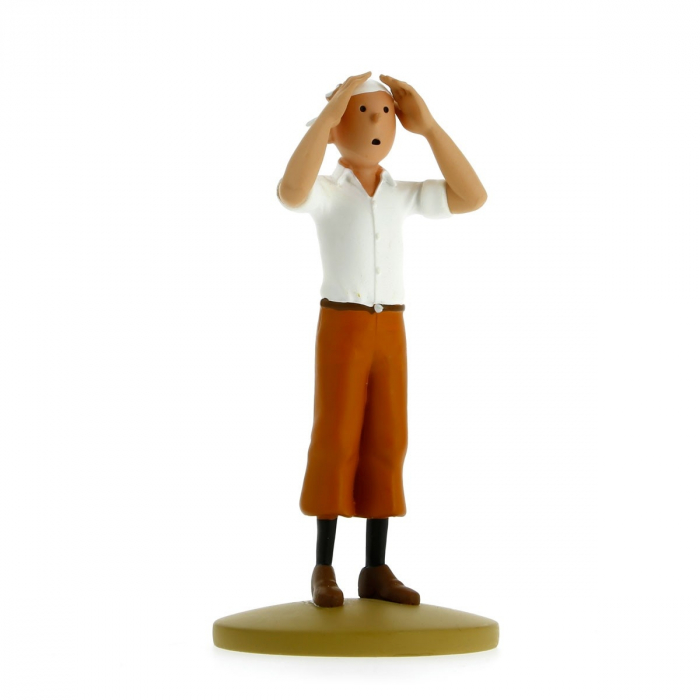 Figurine de collection Tintin dans le désert 12cm Moulinsart 42193 (2015)