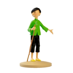 Figurine de collection Tintin, Tchang indique Hou Kou Moulinsart 42228 (2020)