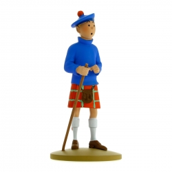Collection figurine Tintin in a kilt 13cm Moulinsart 42192 (2015)