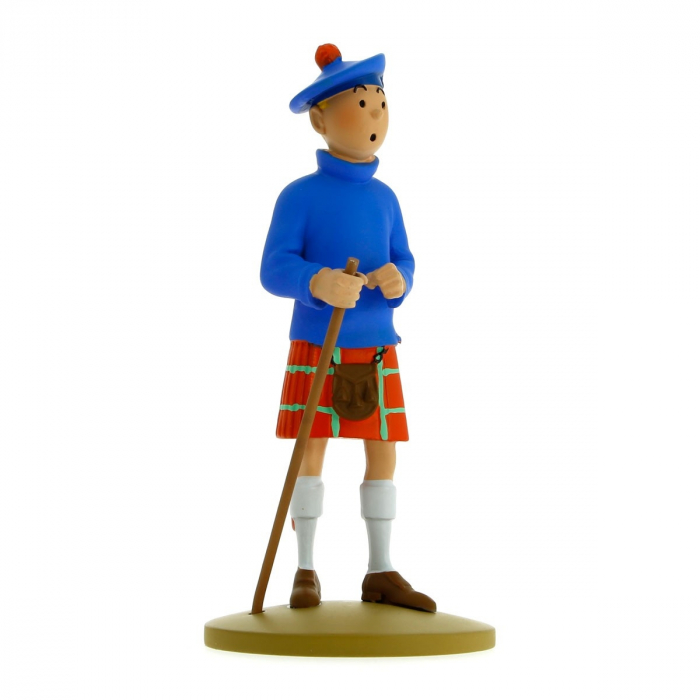 Figurine de collection Tintin en kilt 13cm Moulinsart 42192 (2015)