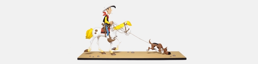 Figurines de BD Lucky Luke