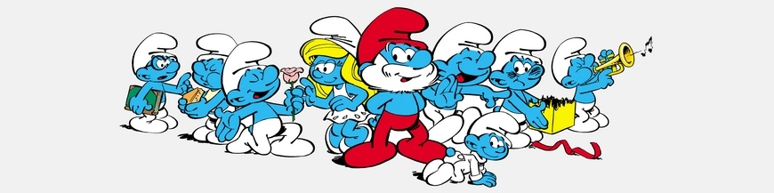 The Smurfs Comics figurines